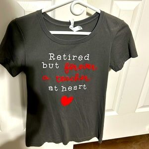 Retired teacher fun T-shirt